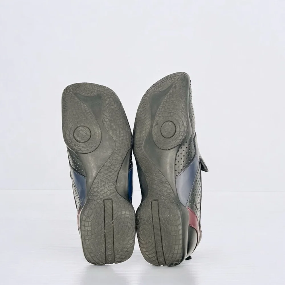 Prada Black Leather Slip-On Loafers - Picture 8 of 9